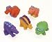 Baby : 5 Large Dino Bath Buddies