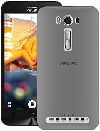Asus ZenFone 2 Laser ZE500KL TPU Case, Vistore Premium Ultra Thin lightweight Crystal Clear Scratch Proof Soft Transparent TPU Case(Grey)