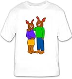 T-shirt with body pregnant clothes individuals individual couple humans person human persons people rabbit family