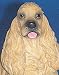 Golden Cocket Spaniel Dog Figurine