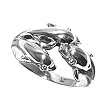 Sterling Silver Ring - Dolphins - Size: 5-9