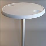 Table Bateau Ronde en Polyéthylène Support Aluminium