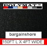 150 FT LONG 4'wide BLACK Speaker Sub Box Carpet Rv Truck Car Trunk Liner, dj cabinet... 
