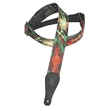 Levy's Leathers 2 Polyester Guitar Strap with Jimi Hendrix Design,