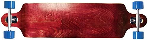 Drop Through Lowered Longboard Complete 9.75 x 41.25 Red Concave Maple