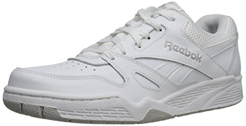 Reebok Men's Royal BB4500 Low Basketball Shoe,White/Steel,14 M US