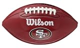 Wilson Football San Francisco 49ers underglass (Junior size)