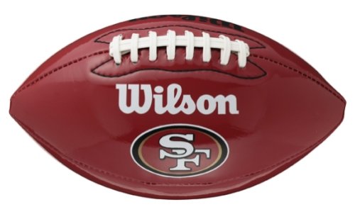 Wilson Football San Francisco 49ers underglass (Junior size)
