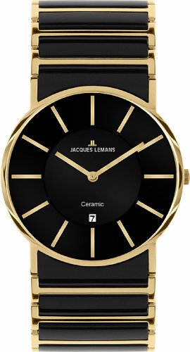 Jacques Lemans Men's 1-1648D York Classic Analog with HighTech Ceramic and Sapphire Glass Watch