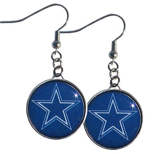 NFL Dallas Cowboys Charm Dangle Earrings