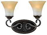 Duchess Collection 16 Wide Two Light Bathroom Fixture