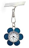 Nurse Blue Flower FunkyFobz Fob Watch