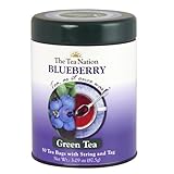 IMAGE OF The Tea Nation Blueberry Tea, Green Tea, 50-Count Tea Bags (Pack of 3)