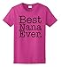 Best Nana Ever Ladies T-Shirt Medium Heliconia