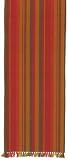 Durable Hand Woven 100% Cotton Rust Striped Table Runners 12x72 Inches Set of Two
