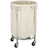 Household Essentials Commercial Round Laundry Hamper