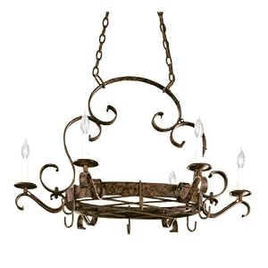 World Imports Medici Collection 6 Lt. Pot Rack