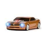 Wireless Mouse - Camaro Inferno Orange with Black Stripes