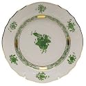 10.5" Dinner Plate - Herend Chinese Bouquet Green