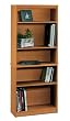 Bookcase in Golden Oak Finish By Bestar Furniture