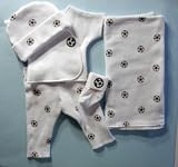 Soccer Balls Gift Set with Blanket (Four preemie and newborn sizes!)