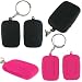 2-Pack Creative Lab Zen Stone 1GB MP3 Silicone Skin Case with Keychain Ring - 5 Color Choices (NOT Compatible with Zen Stone PLUS)