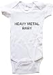HEAVY METAL BABY - White, Blue or Pink Onesie / Baby T-shirt