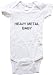 HEAVY METAL BABY - White, Blue or Pink Onesie / Baby T-shirt
