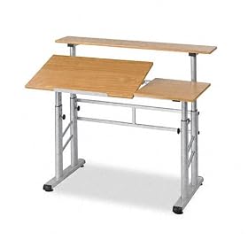 Safco Height Adjustable Split Level Workstation, 47 1 4W X 29 1 2D by Safco Products Company