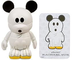 Ghost Mickey by Rachael Sur - Disney Vinylmation ~3" Holiday Series #1 Designer Figure (Disney Theme Parks Exclusive)