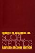 Social Statistics (McGraw-Hill Series in Sociology)