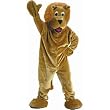 Roaring Lion Economy Mascot Adult Costume