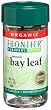 Frontier Organic Whole Bay Leaf, 0.15-Ounce Bottle (Pack of 4)