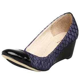 ALL BLACK Womens Fish Wedge