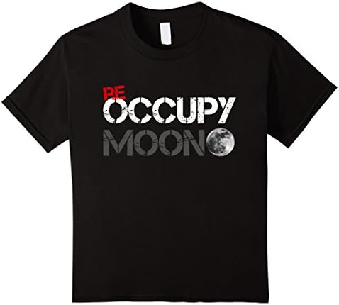 Kids Occupy Moon T-shirt 12 Black