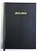 academic year diary 2012 - 2013 week to view 12 months - hard back case bound black cover WTV - for homework/student/school/college
