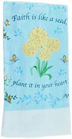 Garden Kitchen Towel Set - Floral Decorative Design - Everyday Use (6 Piece Set, Encouraging Quotes)