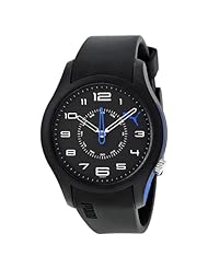 Puma Boost Black Dial Black Silicone Ladies Watch