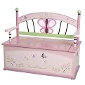 Levels of Discovery Sugar Plum Toy Box Bench
