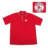 Boston Red Sox MLB Superior Polo Shirt (Dark Red)
