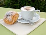 IMAGE OF Morning Cappuccino at Eden Grand Hotel, Lake Lugano, Lugano, Switzerland Premium Photographic Poster Print by Lisa S. Engelbrecht, 30x40