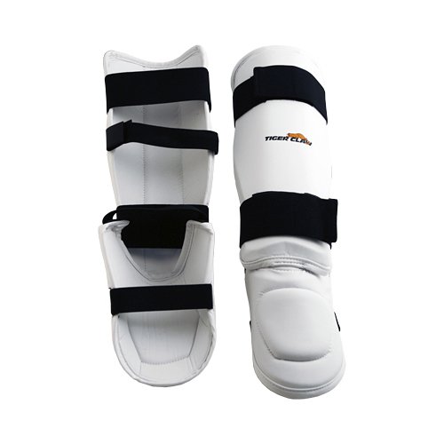 Tiger Claw White Vinyl Shin-Instep Guard