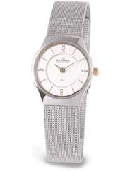 Skagen Steel Two Tone Mesh Watch 233Xsgsc