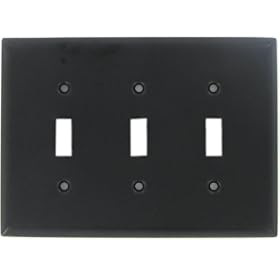 Stanley Home Designs V8000 Triple Switch Plate, Oil Rubbed Bronze: Home Improvement