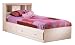 Crystal Collection Mate's Bed with Bookcase Headboard in Pure White Finish By South Shore Furniture