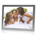 TREKSTOR LuxGlas LED Bilderrahmen A3 42 cm x 29.7 cm inkl. Foliendruck weisse LED Magnet-Aluminiumrahmen 12V Niedervolt 6 Watt Verbr
