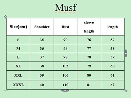 Musf Women's the New Straight Add Wool Cowboy Trench Coat (XL, blue)