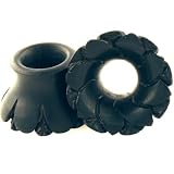 Pair of Horn Double Flared Irian Jaya Eyelets: 0g