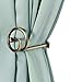 Curtain Holdbacks Window Decorative Hook Draperies Metal Set of 2 Bronze
