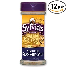 Sylvia's Soulful Seasoned Salt, 7-Ounce Containers (Pack of 12)